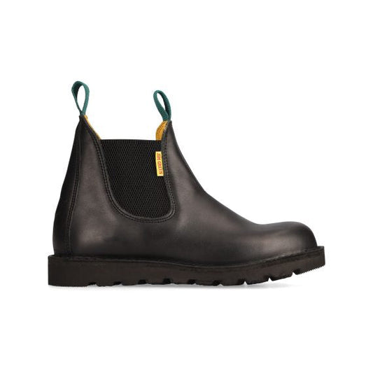 Jim Green Stockman Chelsea Tyre Wedge - Black Jim Green Footwear