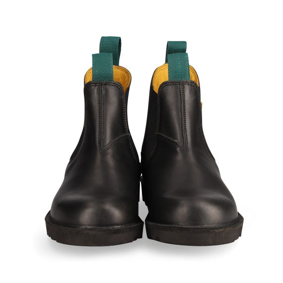 Jim Green Stockman Chelsea Tyre Wedge - Black Jim Green Footwear
