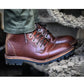 Numzaan Lug Sole - Walnut Veg Tan - UK08 (Lightly Worn – Excellent Condition)