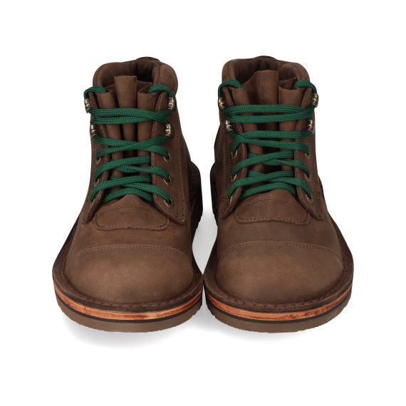 Jim Green African Ranger Houston Brown / Leather Midsole front Jim Green Footwear 