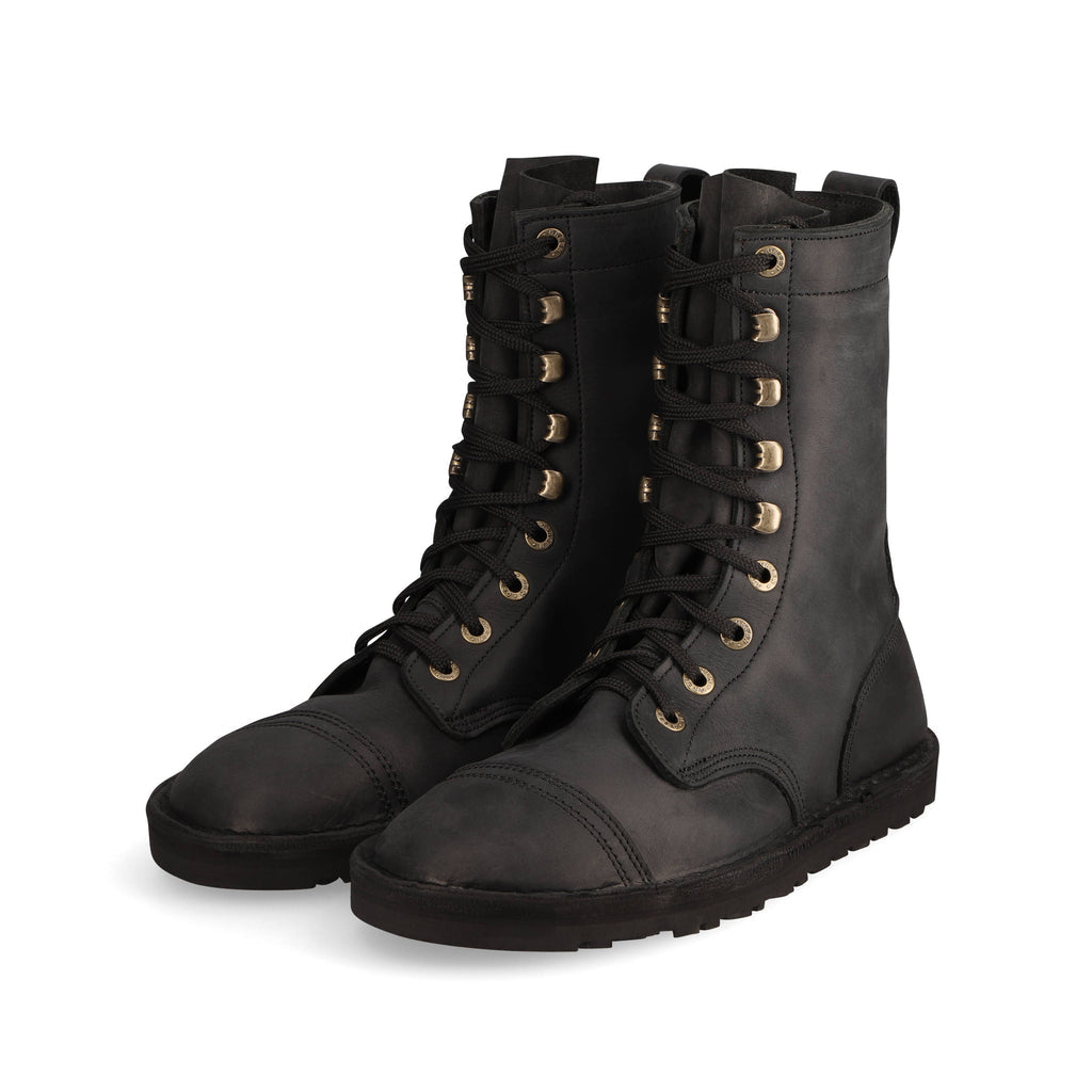 Jim Green Barefoot African Trooper Boot – Houston Black Jim Green Footwear 