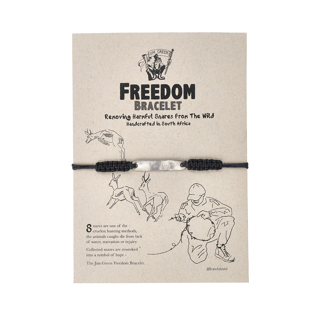 The Freedom Bracelet – Black Jim Green Footwear 