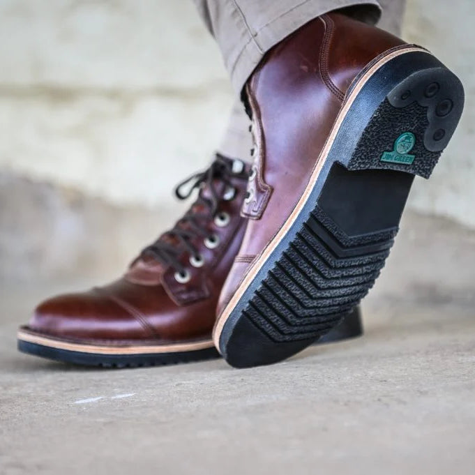 Jim Green Numzaan Boot – Walnut Veg Tan Jim Green Footwear 